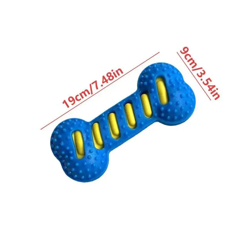 Squeaky Bone Dog Toy – Durable Chew Toy for Large Breeds | TPR Rubber
