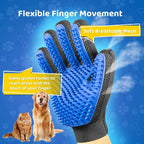 Pet Grooming Glove Hair Removal Mitt For Dogs Gentle Easy Pet Hair Upkeep