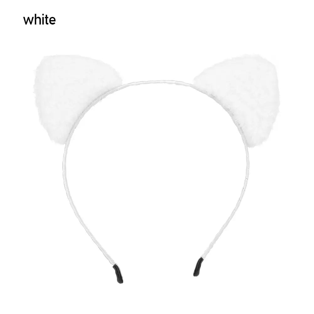 Plush Animal Ears Headband – Cosplay & Party Accessory