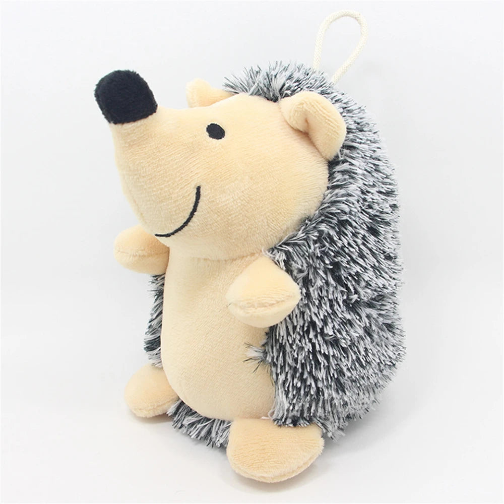 Hedgehog Plush Squeaky Dog Toy for Puppies