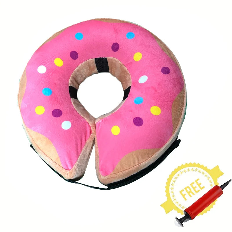 Dog Recovery Collar – Inflatable Donut Cone