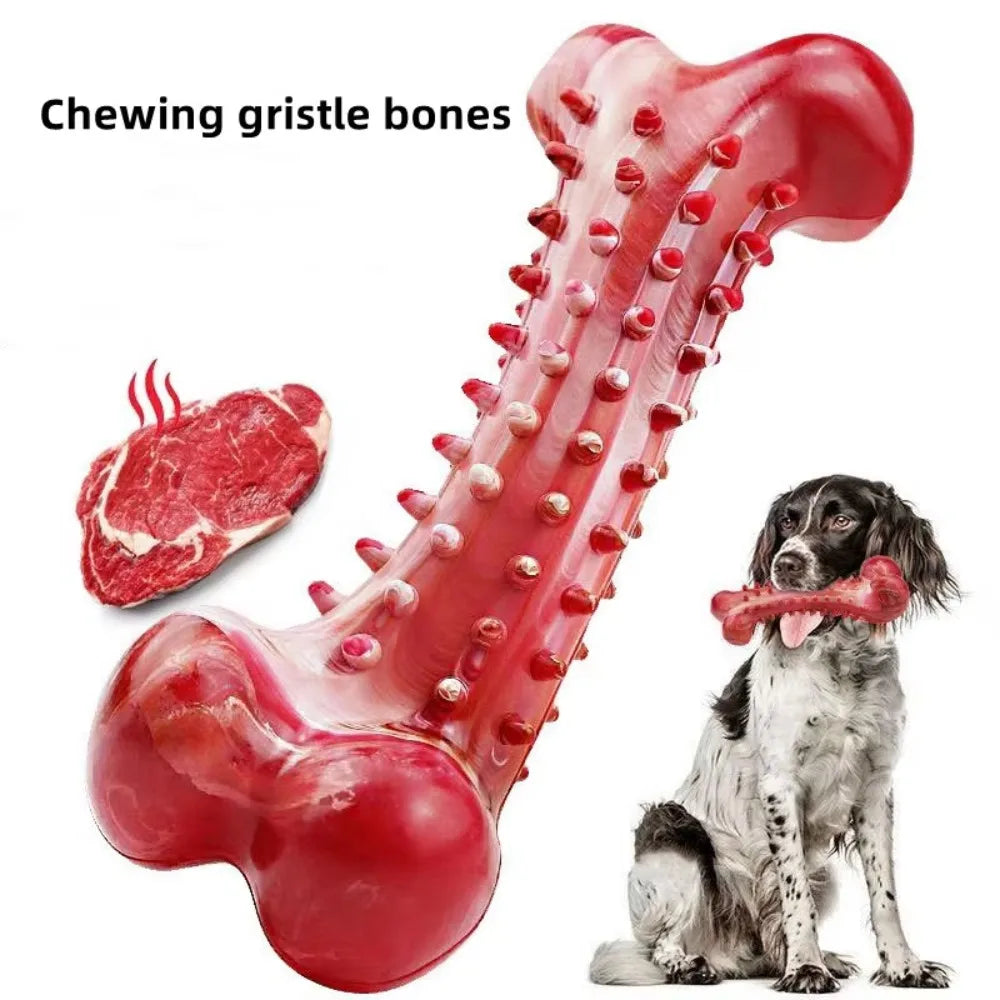 Natural Rubber Bone Dog Chew Toy – Dental Clean