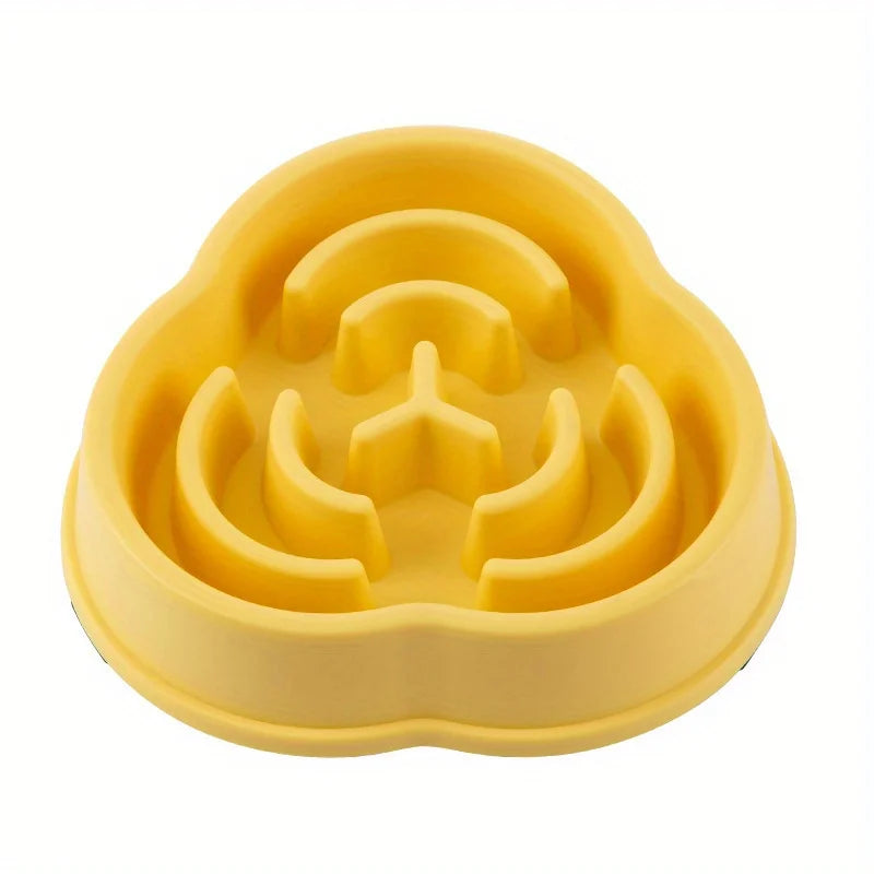 Anti-Choking Slow Feeder Dog Bowl – Non-Slip Anti-Overturn Feeding Dish